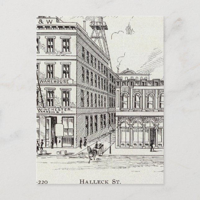 Battery East side California and Sacramento Postcard (Front)