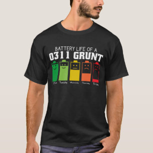 Battery Life Of A 0311 Grunt T-Shirt