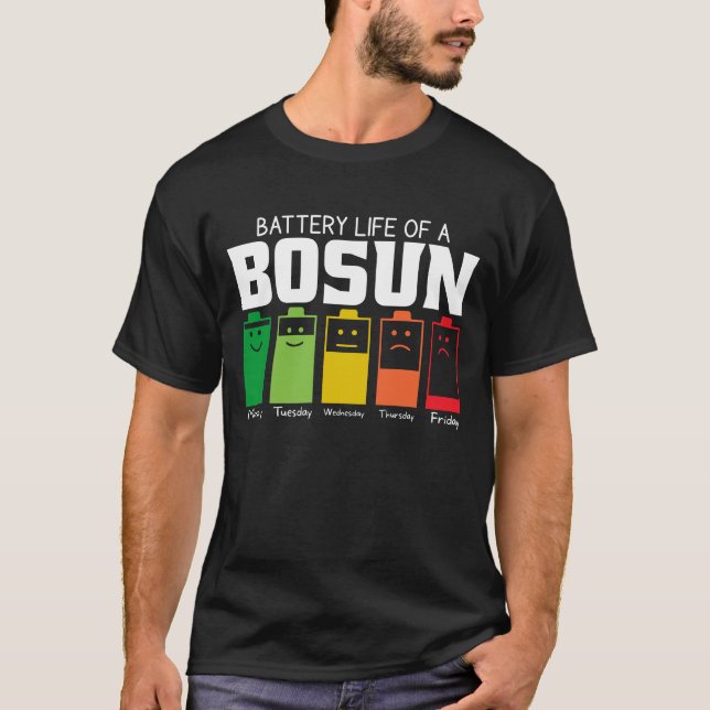 Battery Life Of A Bosun  T-Shirt (Front)