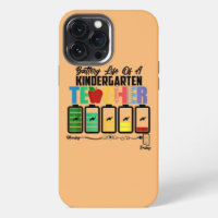 Battery Life Of A Kindergarten Funny Teacher Back