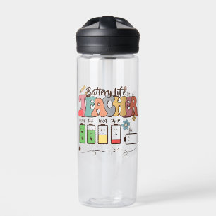 Battery Life of a Teacher – Relatable Educator Water Bottle