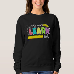 Battery Life Of A Teacher Teacher Life Sweatshirt