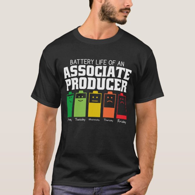 Battery Life Of An Associate T-Shirt (Front)