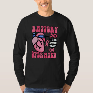 BATTERY OPERATED Retro Heart Warrior Groovy T-Shirt