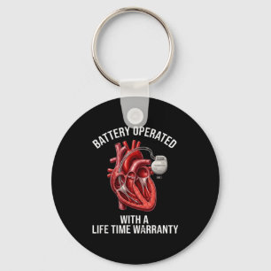 Battery operated with a life time warranty key ring