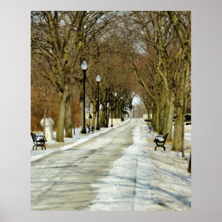 Battery Park, Burlington, Vermont Poster