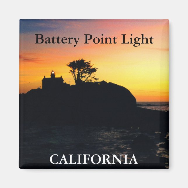 Battery Point Light, California Magnet 2 (Front)