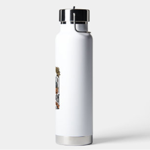 Battery Repair Witch Funny Halloween Technician Sh Water Bottle
