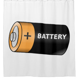 Battery Shower Curtain