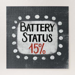 Battery Status 15 Percent Jigsaw Puzzle
