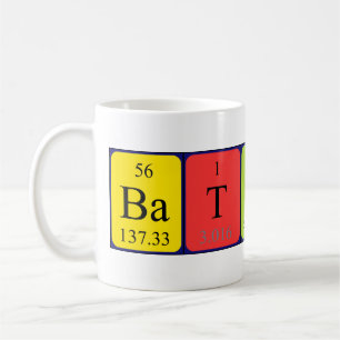 Battista periodic table name mug