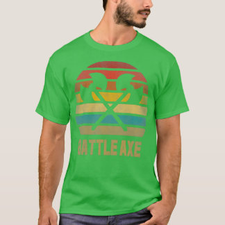 Battle Axe Weapon Retro Vintage T-Shirt