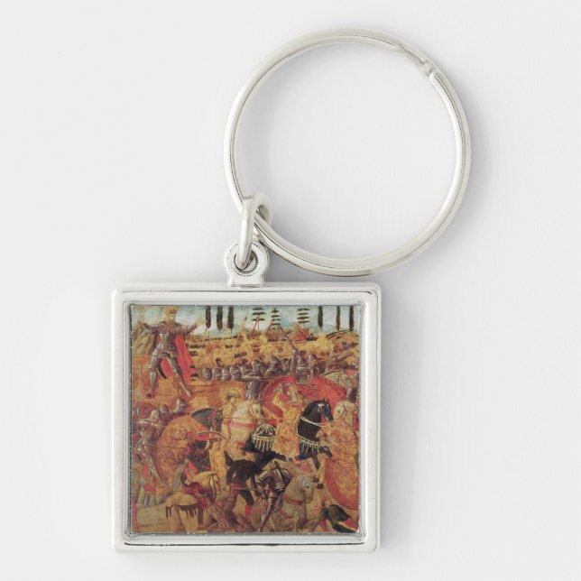 Battle between Darius  and Alexander the Great Key Ring (Front)