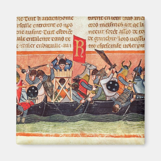 Battle between Romans and Gauls Magnet (Front)