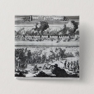Battle between the Buccaneers 15 Cm Square Badge
