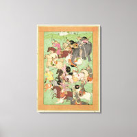 Battle between the forces of Iran and Turan, illus