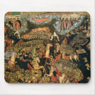 Battle between the Russian and Tatar troops Mouse Pad