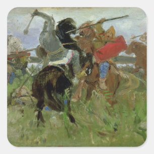 Battle between the Scythians and the Square Sticker