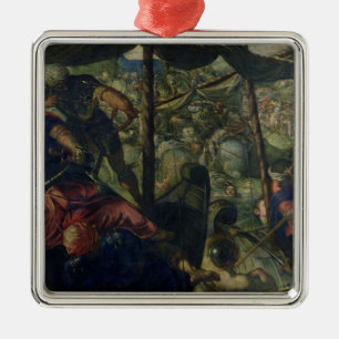 Battle between Turks and Christians, c.1588/89 (oi Metal Tree Decoration