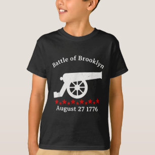 Battle Brooklyn Heights Cannon Revolutionary War R T-Shirt