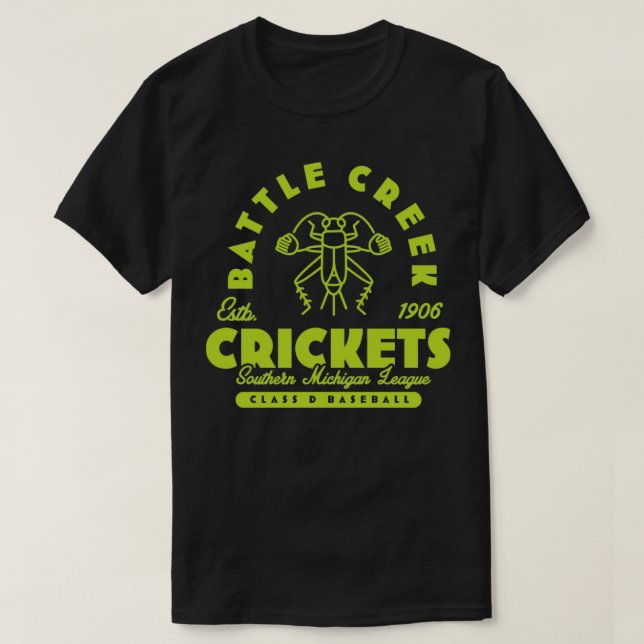 Battle Creek Crickets T-Shirt (Design Front)