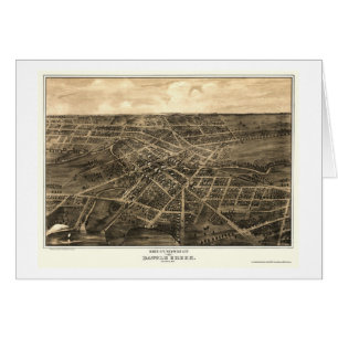 Battle Creek, MI Panoramic Map - 1870