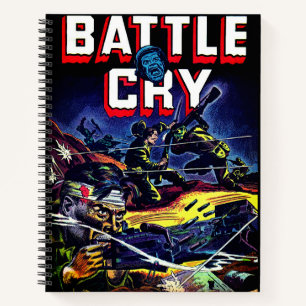 Battle Cry 07 War Vintage Comics Notebook