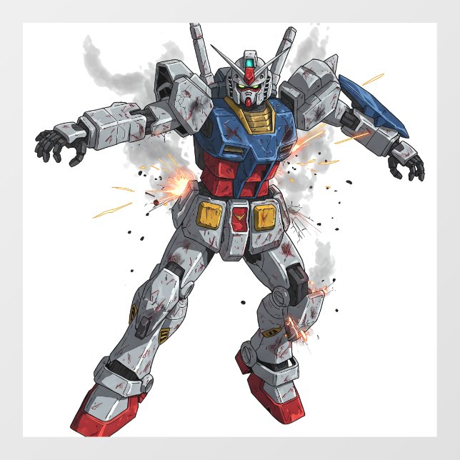 Battle Damaged Gundam (Sheet)