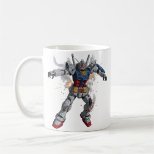 Battle Damaged Gundam Coffee Mug