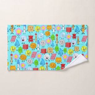 battle for dream island pattern bath towel set