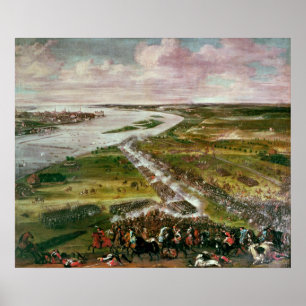 Battle for the Crossing of the Dvina, 1701 Poster