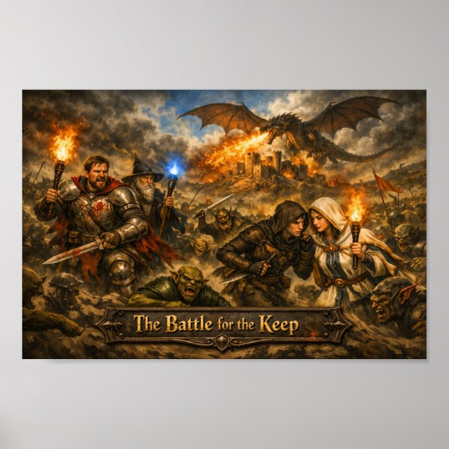 Battle for the Keep Poster (Front)
