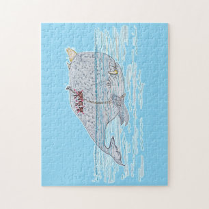 Battle Horn-Whale Jigsaw Puzzle