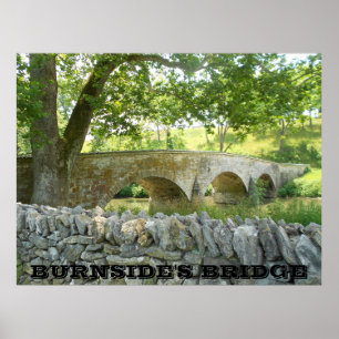 Battle of Antietam: Burnside's Bridge Photo Poster