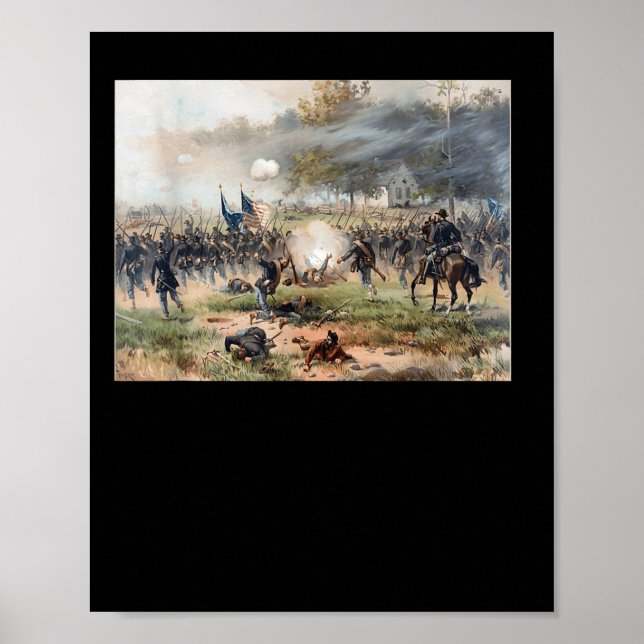 Battle Of Antietam - Civil War  Poster (Front)