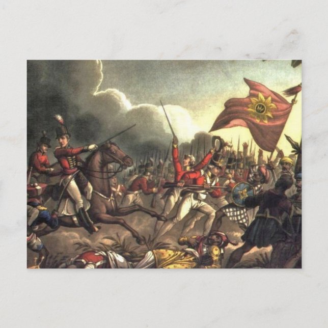 Battle of Assaye Postcard (Front)