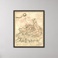 Battle of Brandywine American Revolution Map 1784
