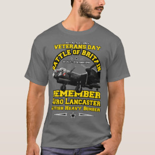 Battle of Britain Avro Lancaster Heavy Bomber T-Shirt