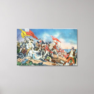 Battle of Bunker Hill Scene - Charlestown, MA Canvas Print