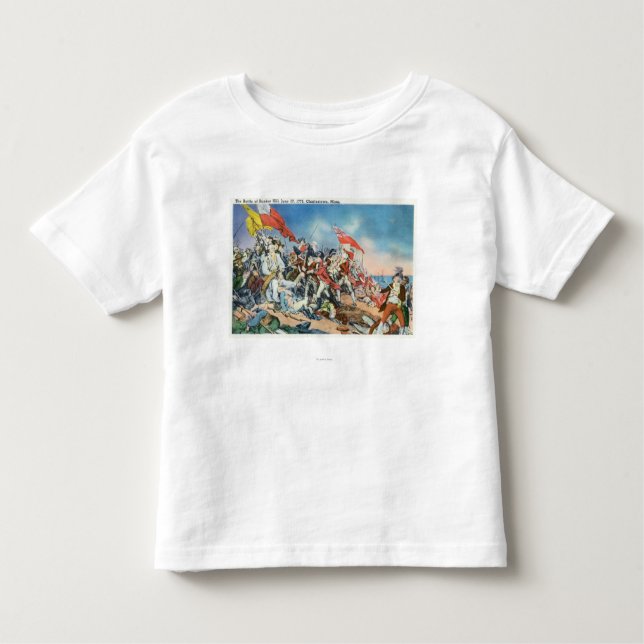 Battle of Bunker Hill Scene - Charlestown, MA Toddler T-Shirt (Front)