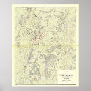 Battle of Chickamauga Poster