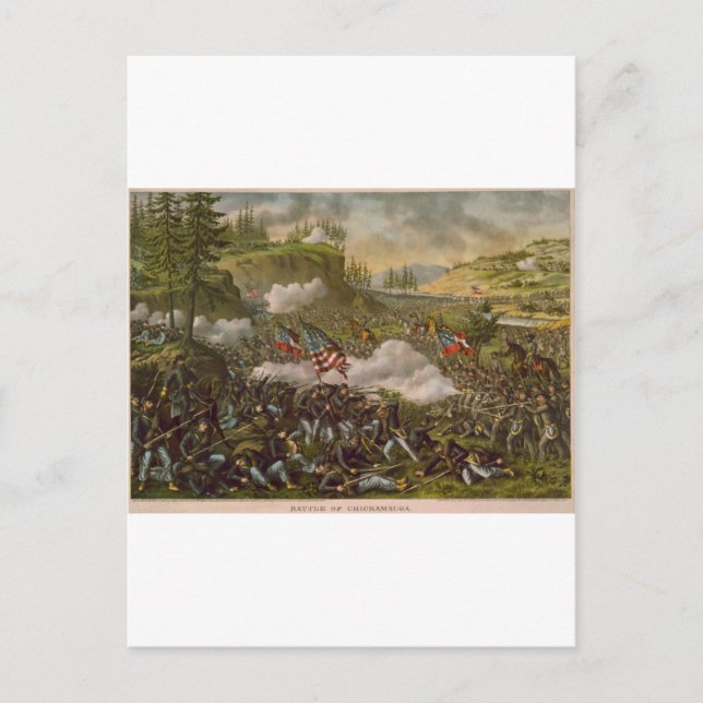 Battle of Chickamauga, published circa 1890 Postcard (Front)