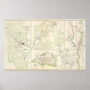Battle of Corinth Iuka Bayou Fourche Poster