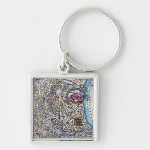 Battle of Fort Donelson - Civil War Panoramic Key Ring