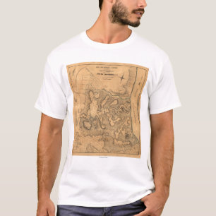 Battle of Fort Donelson - Civil War Panoramic Ma T-Shirt