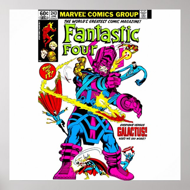 Battle of Galactus Poster (Front)