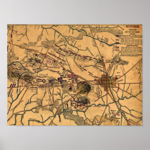 Battle of Gettysburg 10 Poster