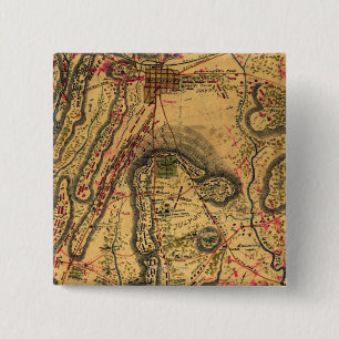 Battle of Gettysburg 15 Cm Square Badge