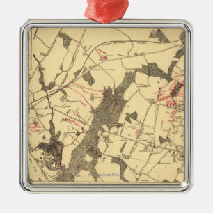 Battle of Gettysburg 15 Metal Tree Decoration