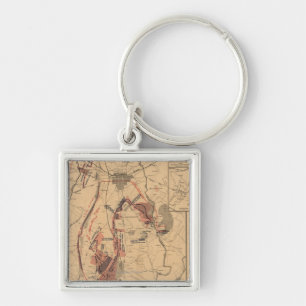 Battle of Gettysburg 4 Key Ring